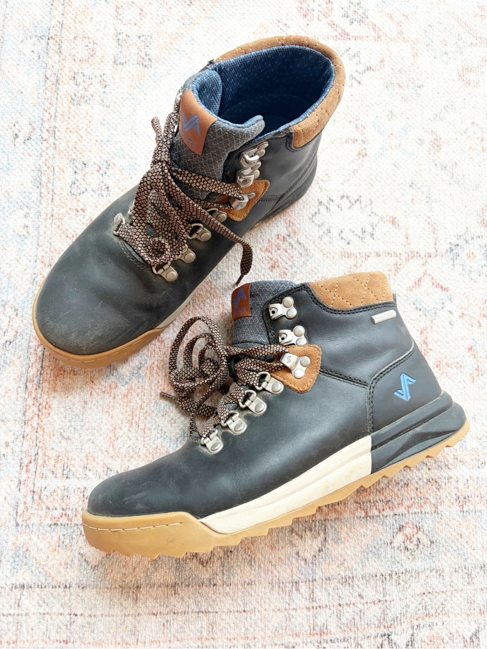 8 • Women's Forsake Waterproof Black & Tan Hiking Boots